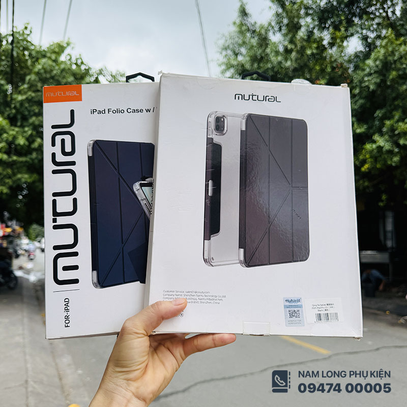 Bao da iPad Pro 13 M4/ M5 Mutural Folio – Nam Long Mobile