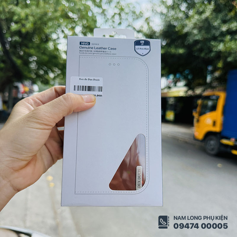 Bao da iPhone 17 Pro Max Dux Ducis chính hãng