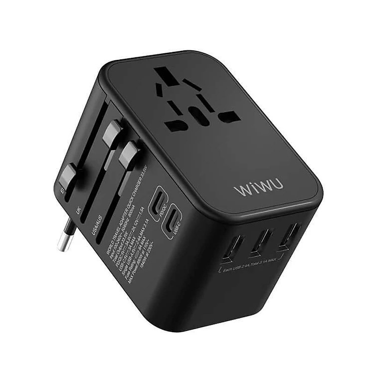 Cốc sạc du lịch đa năng WiWU UA303 35.5W – Nam Long Mobile