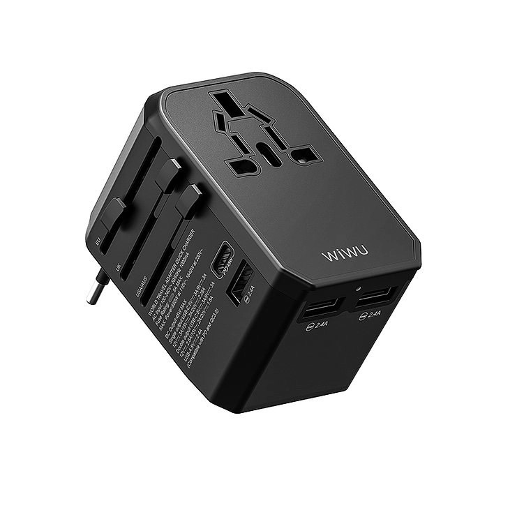 Cốc sạc du lịch đa năng WiWU UA304 45W 4in1 – Nam Long Mobile
