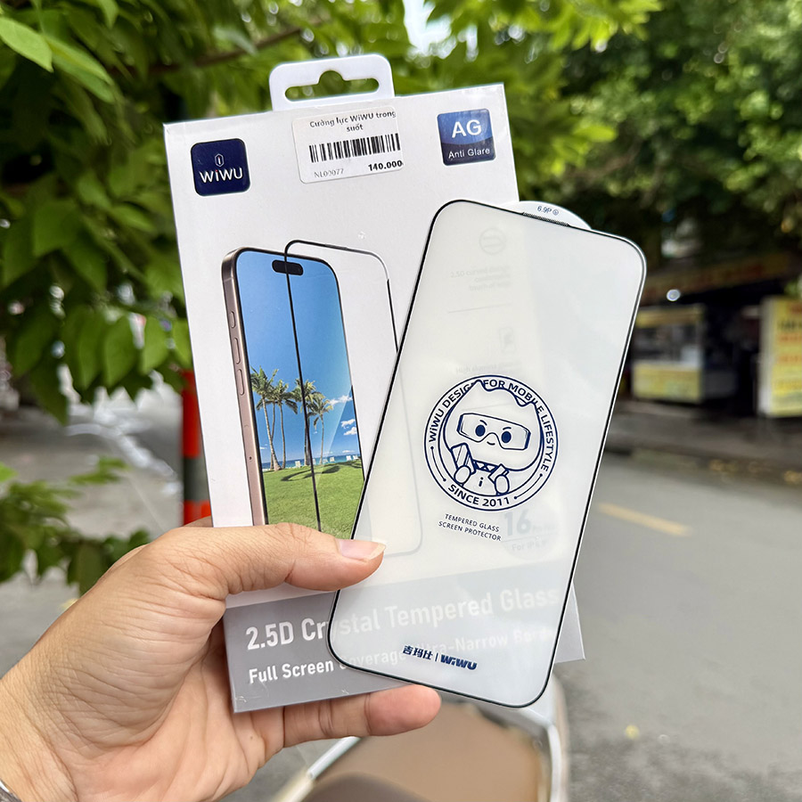 Cường Lực iPhone 16 Series Trong Suốt WiWU GT-010 Chính Hãng – Nam Long Mobile