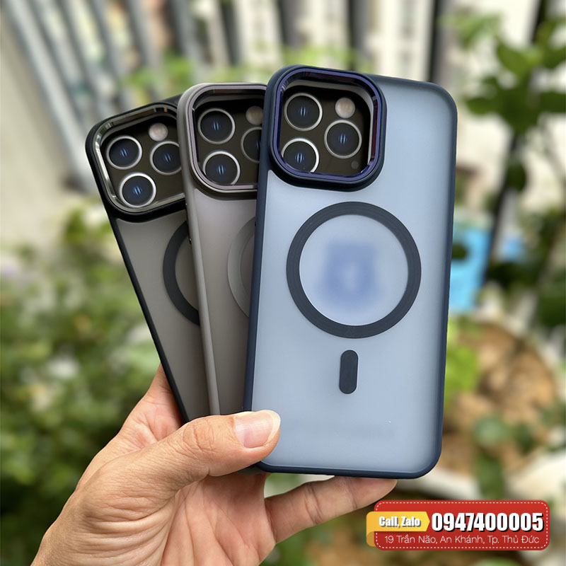 Ốp lưng iPhone 15 Pro Max FILADA Magsafe lưng nhám – Nam Long Mobile