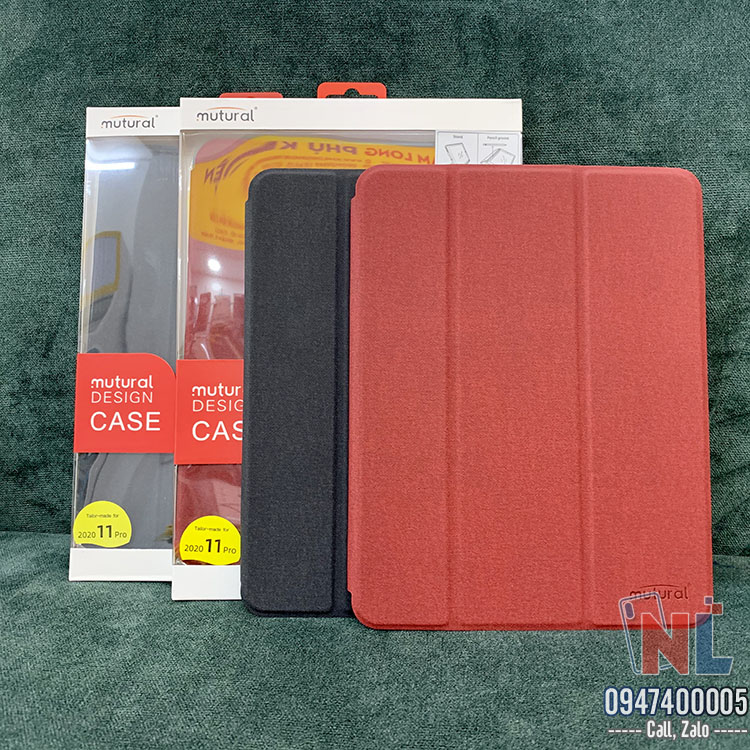 Bao da iPad Pro 11 inch Mutural có để bút