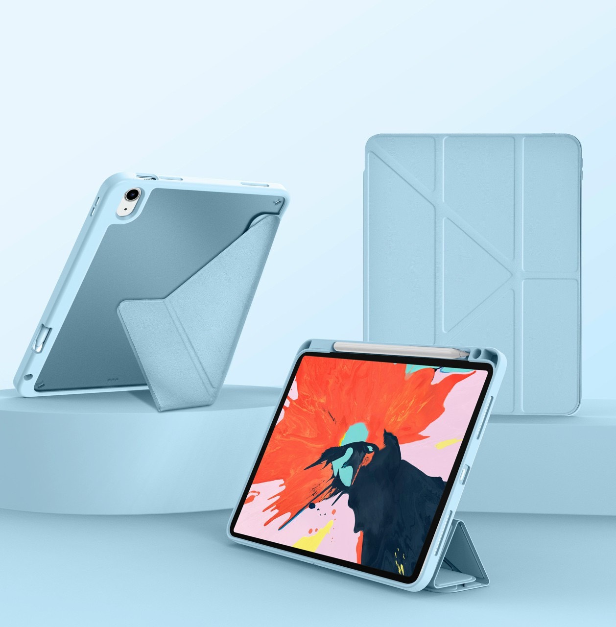 Bao da iPad Air 4/5/ iPad Pro 11 WiWu Defender lưng nhám mờ