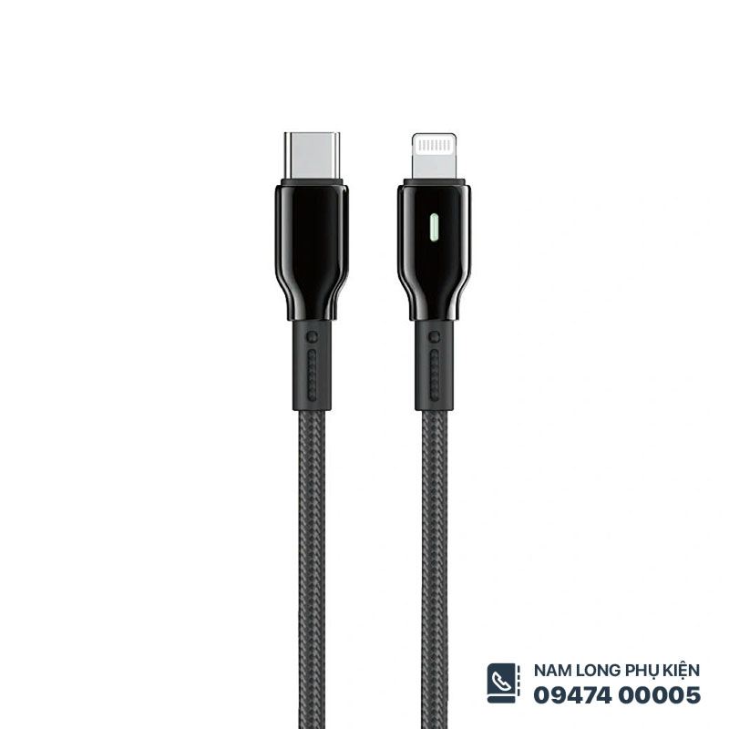 Cáp sạc Lightning 27W WiWU Drualink C076
