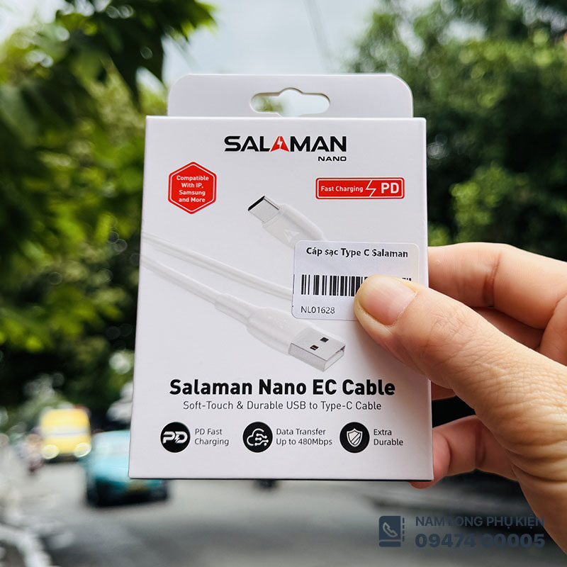 Cáp Sạc Nhanh USB - Type-C Salama Chính Hãng – Nam Long Mobile