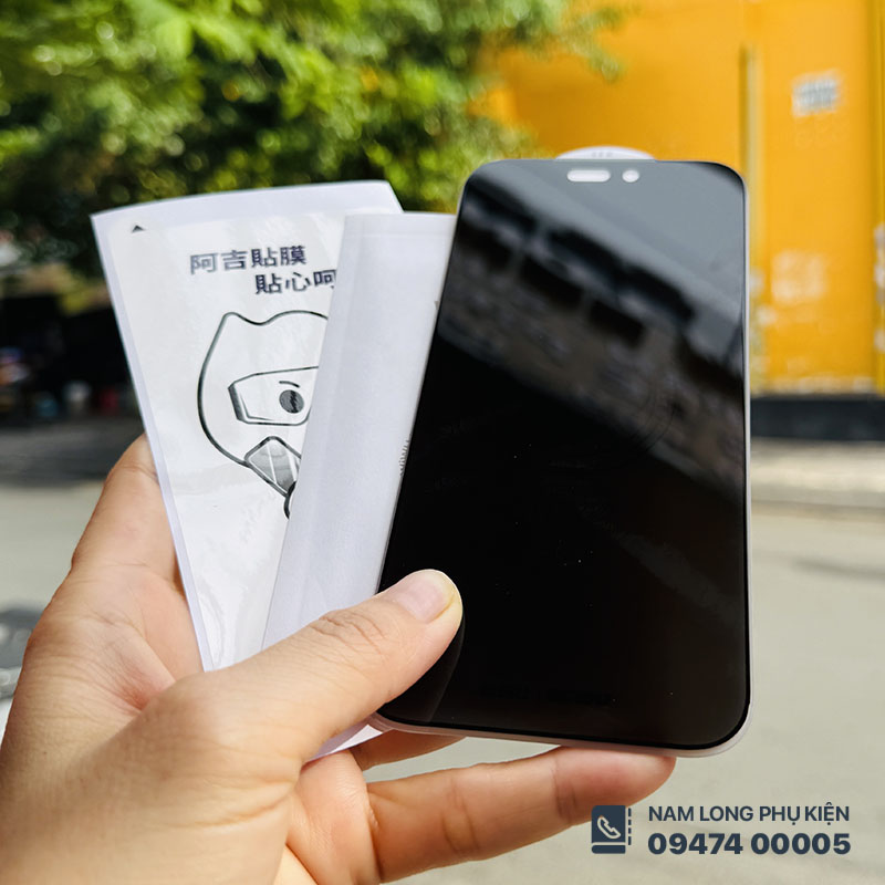 Kính Cường Lực WiWU iPrivacy 360 Cho iPhone 17 - Chống Nhìn Lén 9H