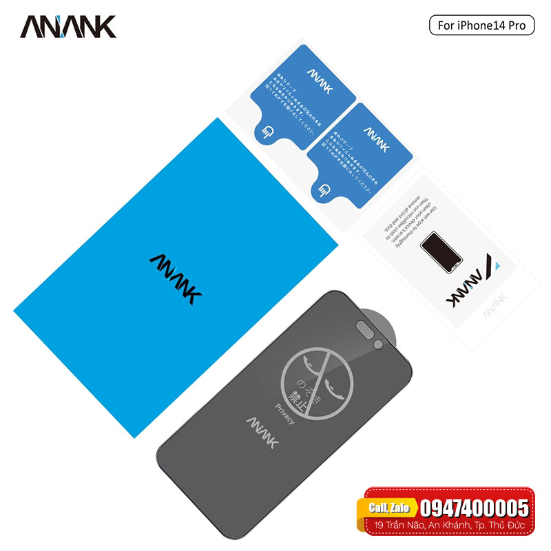 Dán Cường Lực iPhone 14 Series ANANK Privacy Giá Rẻ