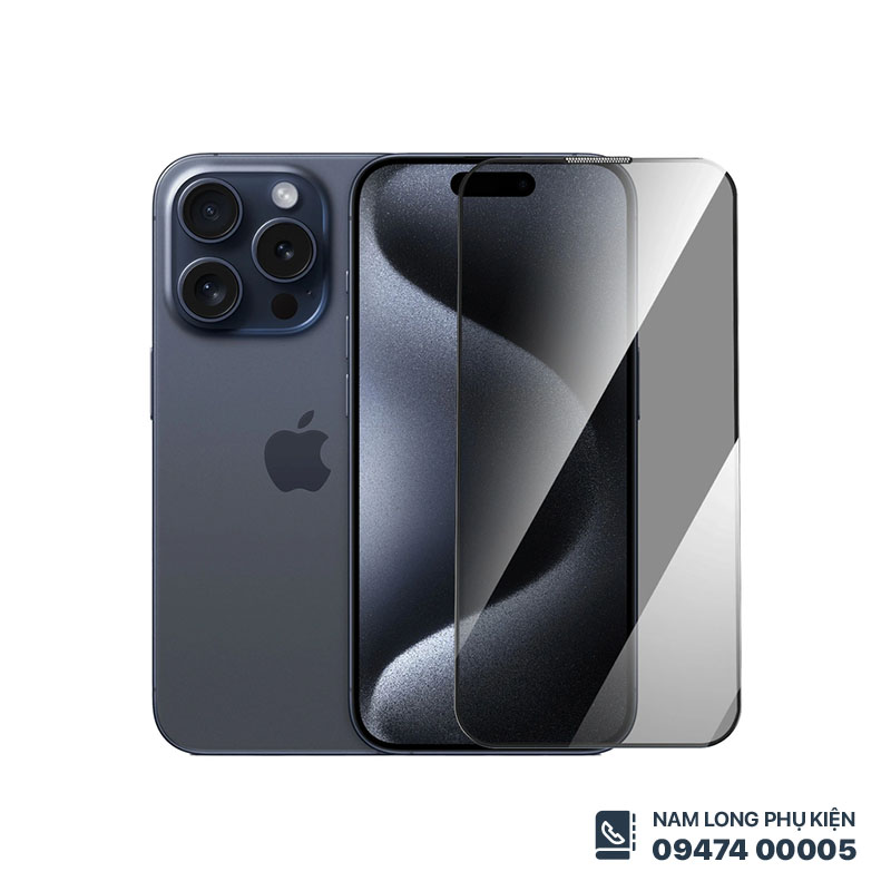 Kính Cường Lực WiWU GT-011 Cho iPhone 16 - Chống Nhìn Trộm 9H