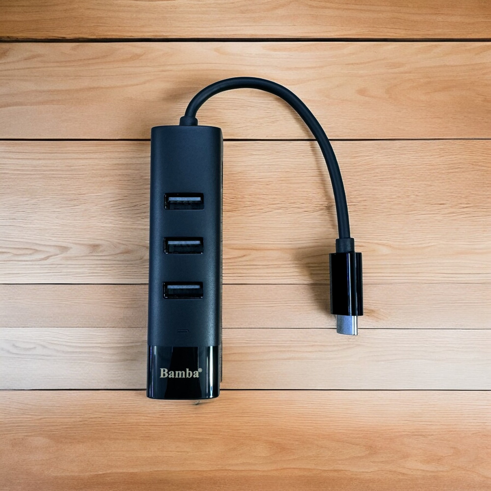 HUB Bamba USB-C sang 3 USB-A, RJ45, USB1C
