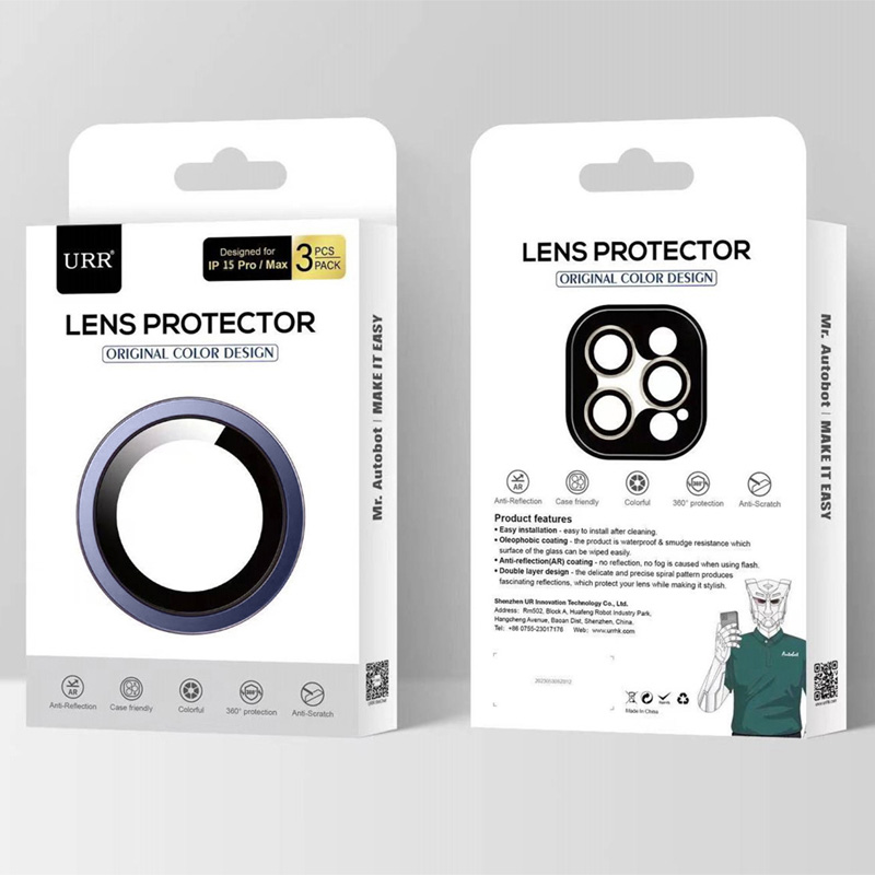 Cường lực camera iPhone 15 Pro Max URR