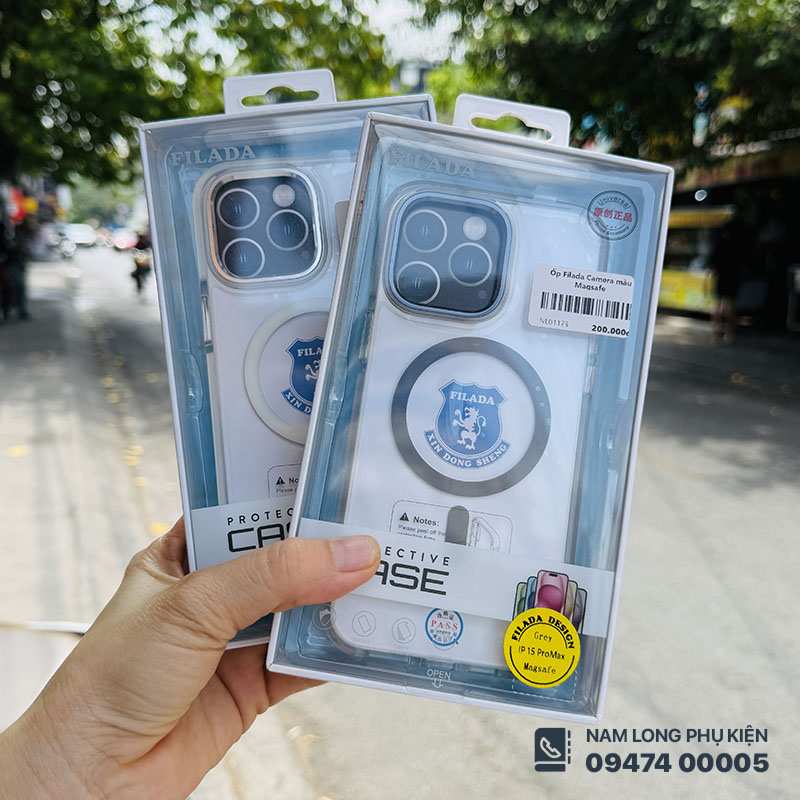 Ốp lưng iPhone 15 Pro Max Filada Camera màu – Nam Long Mobile