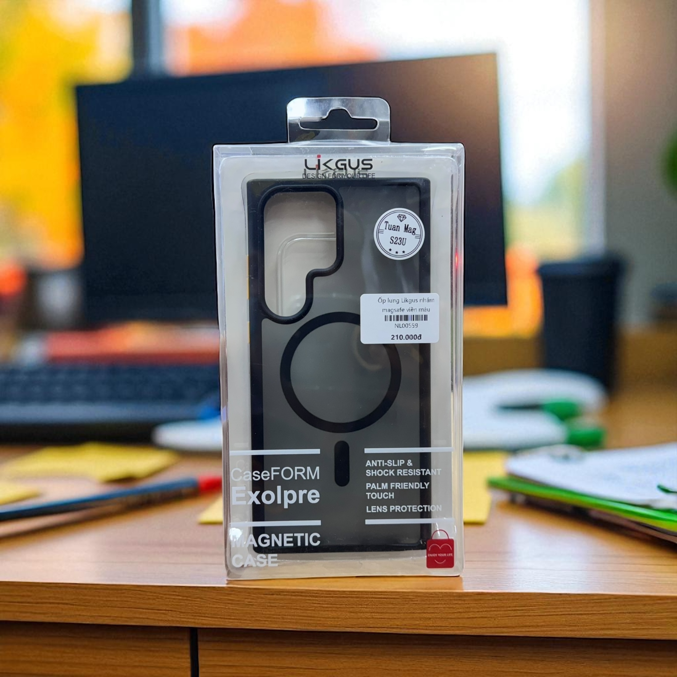 Ốp lưng Galaxy S23 Ultra Likgus nhám Magsafe