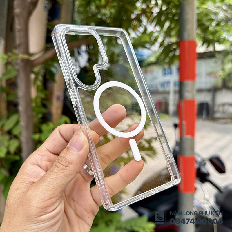 Ốp lưng Galaxy S25 Ultra trong suốt Magsafe Likgus