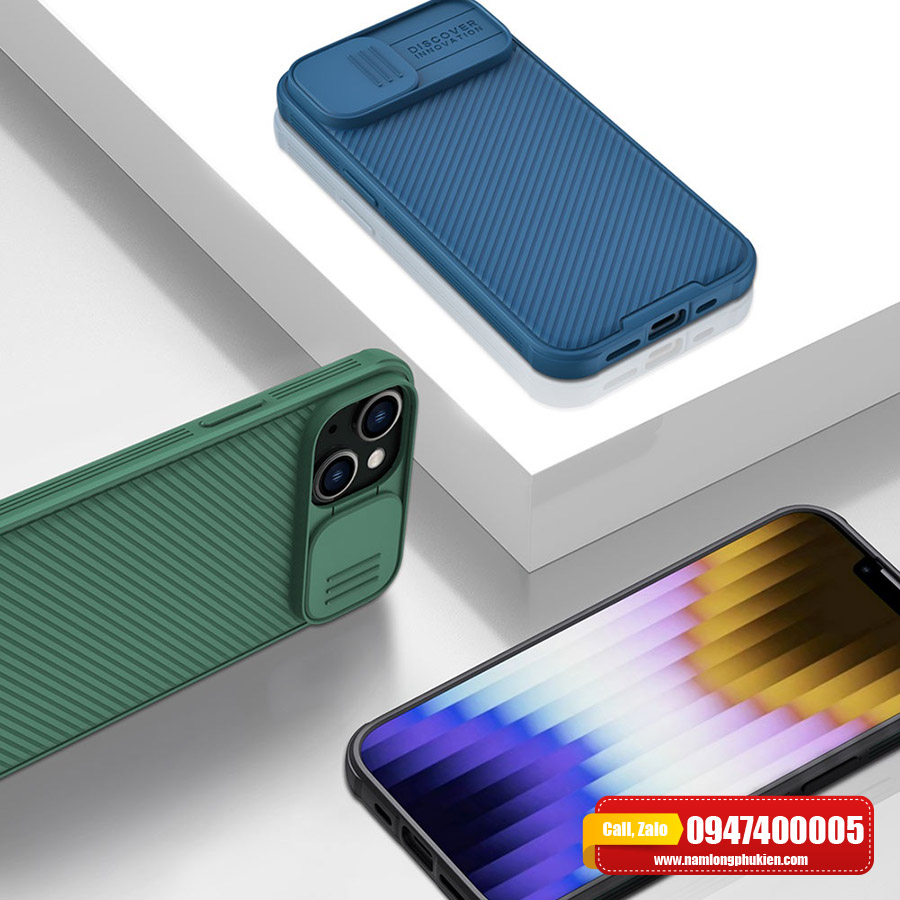 Ốp lưng iPhone 14 Plus Nillkin Camshield Pro chính hãng
