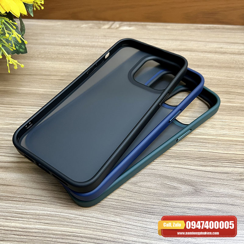 Ốp lưng iPhone 14 Pro Max Likgus lưng nhám chống sốc tốt