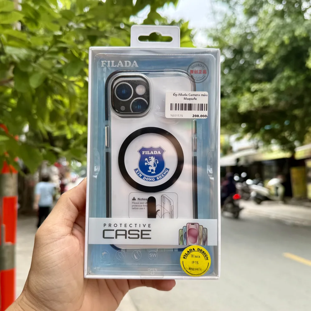 Ốp lưng iPhone 15 Filada Camera màu – Nam Long Mobile