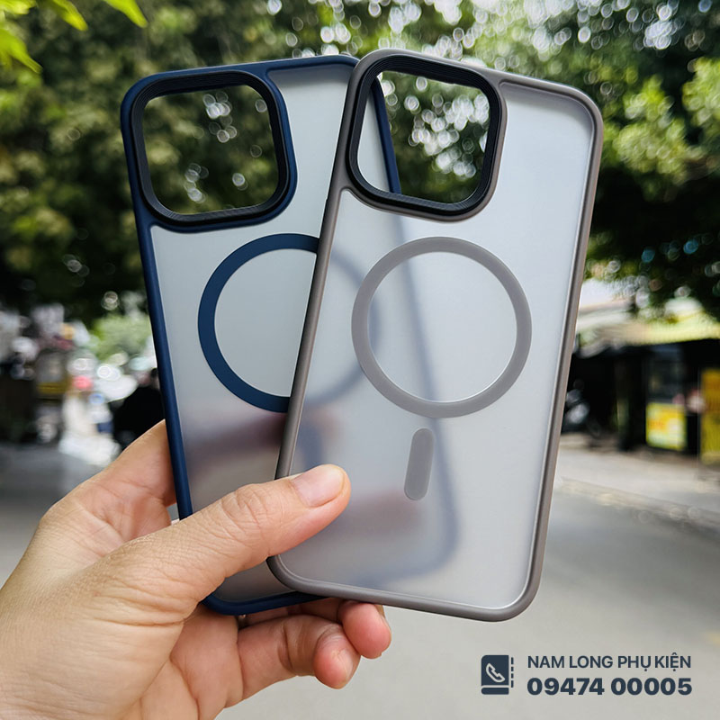 Ốp lưng nhám iPhone 15 Pro Max Likgus Magsafe