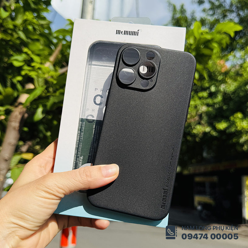 Ốp lưng iPhone 15 Pro Max Memumi siêu mỏng chính hãng
