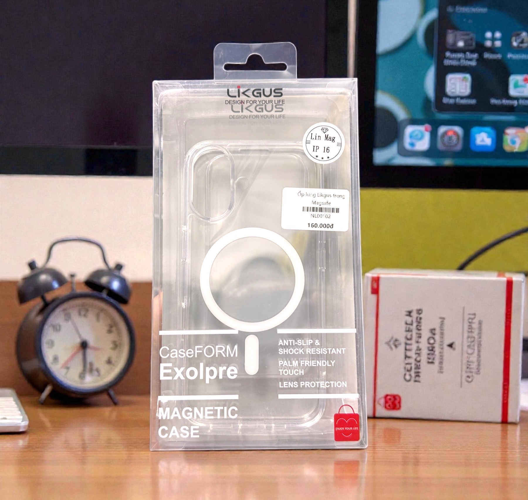Ốp lưng iPhone 16 trong suốt Magsafe Likgus