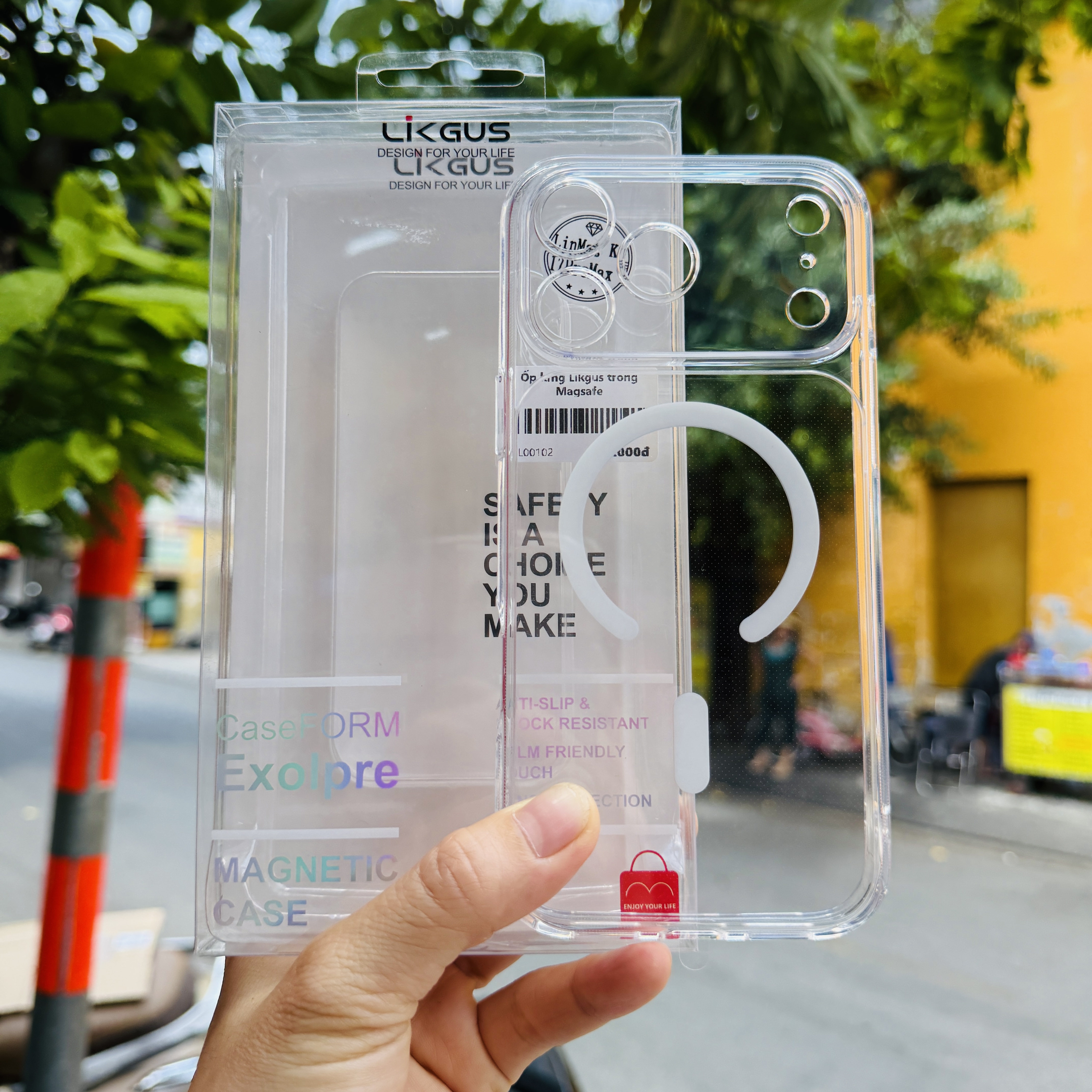 Ốp lưng iPhone 17 Pro Likgus trong Magsafe