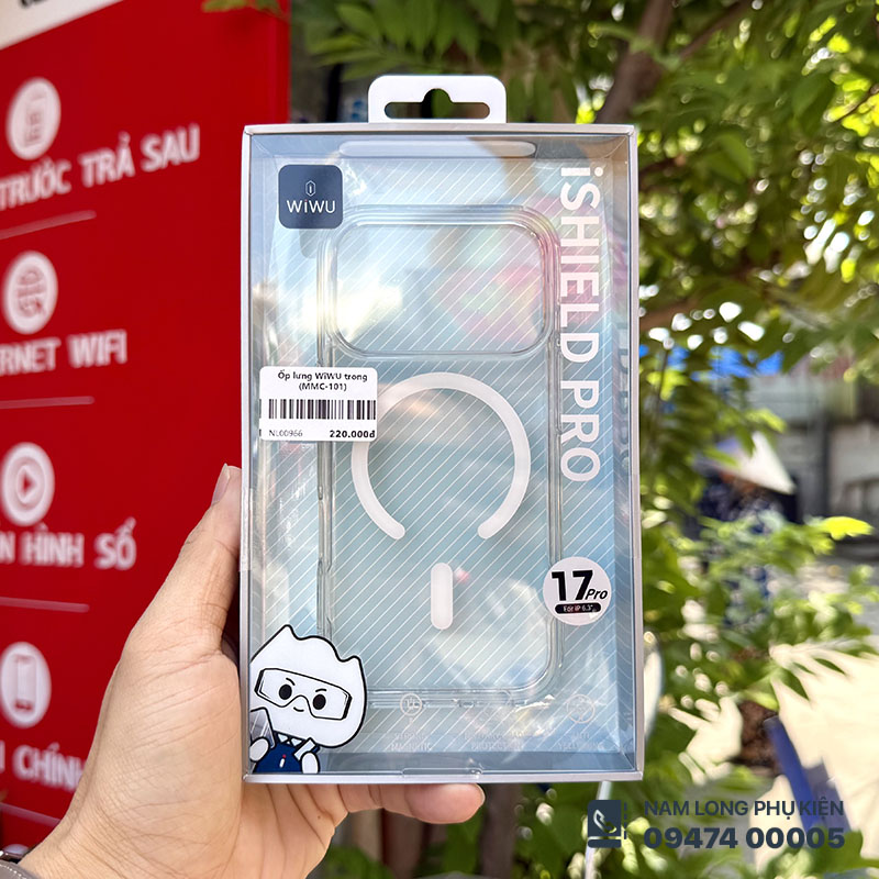 Ốp lưng iPhone 17 Pro WiWU iShield Pro MMC-101 – Nam Long Mobile