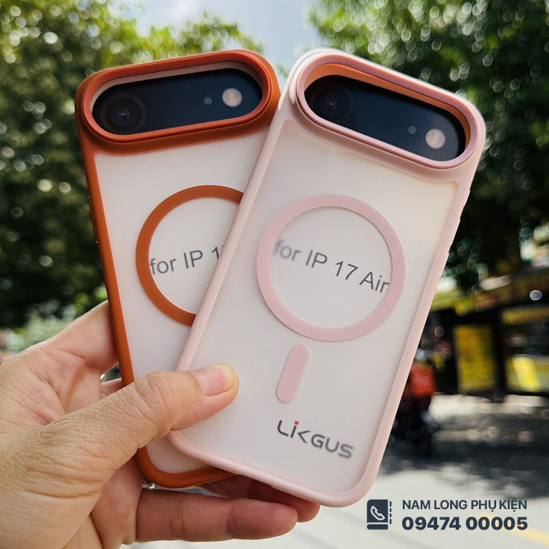 Ốp lưng iPhone Air Likgus nhám magsafe