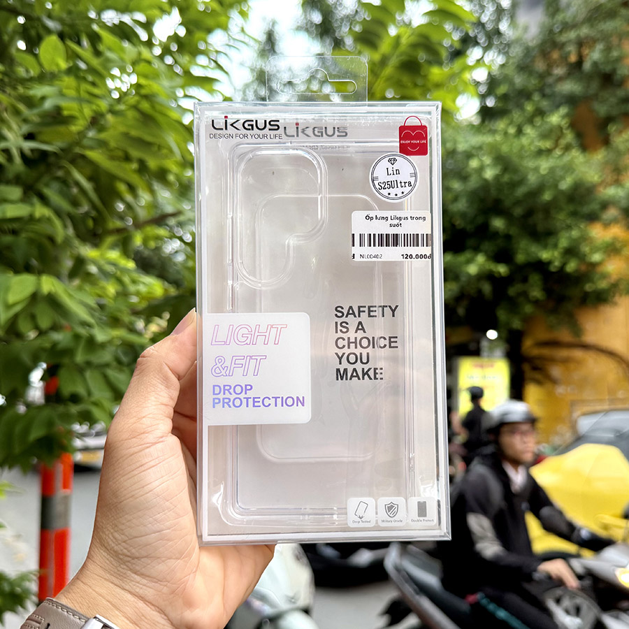 Ốp Lưng Galaxy S25 Ultra/S25+/S25 Likgus Trong Suốt Chính Hãng