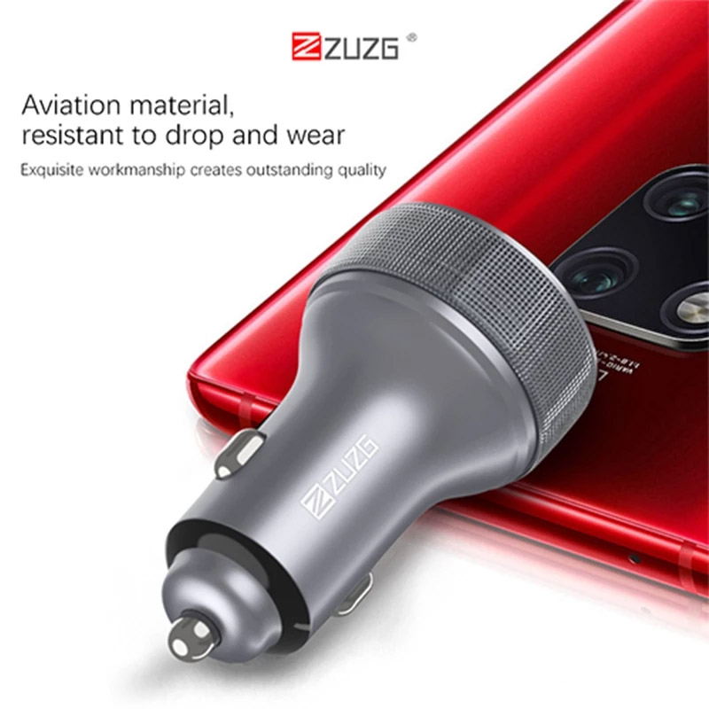 Tẩu sạc điện thoại ô tô ZUZG 54W C15PD