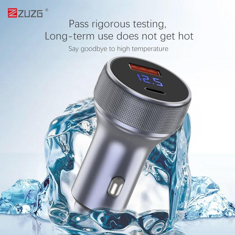 Tẩu sạc điện thoại ô tô ZUZG 54W C15PD