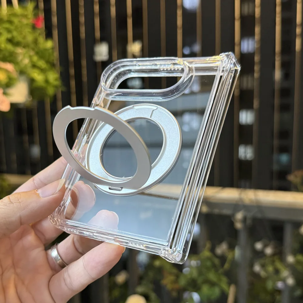 Ốp Lưng iPhone Duo KSTDESIGN Trong Suốt Tích Hợp Vòng Đỡ