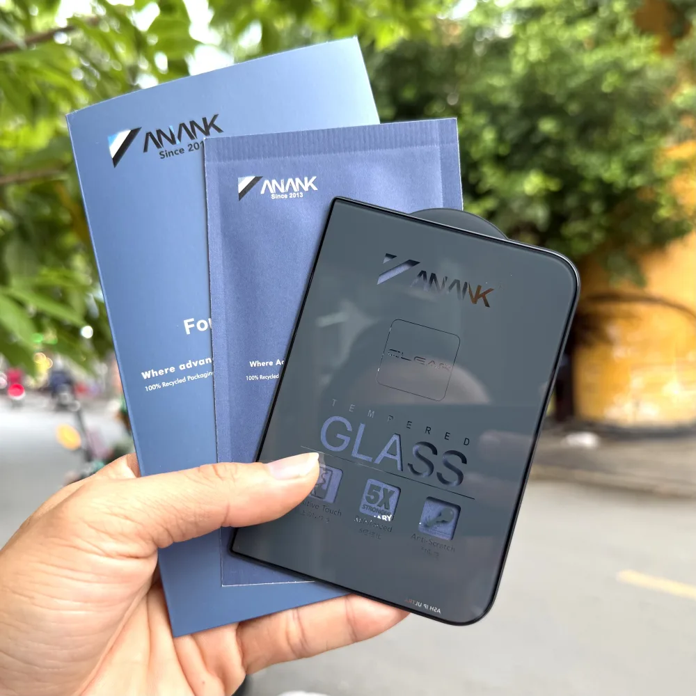 Kính Cường Lực Anank 9H Trong Suốt iPhone Duo