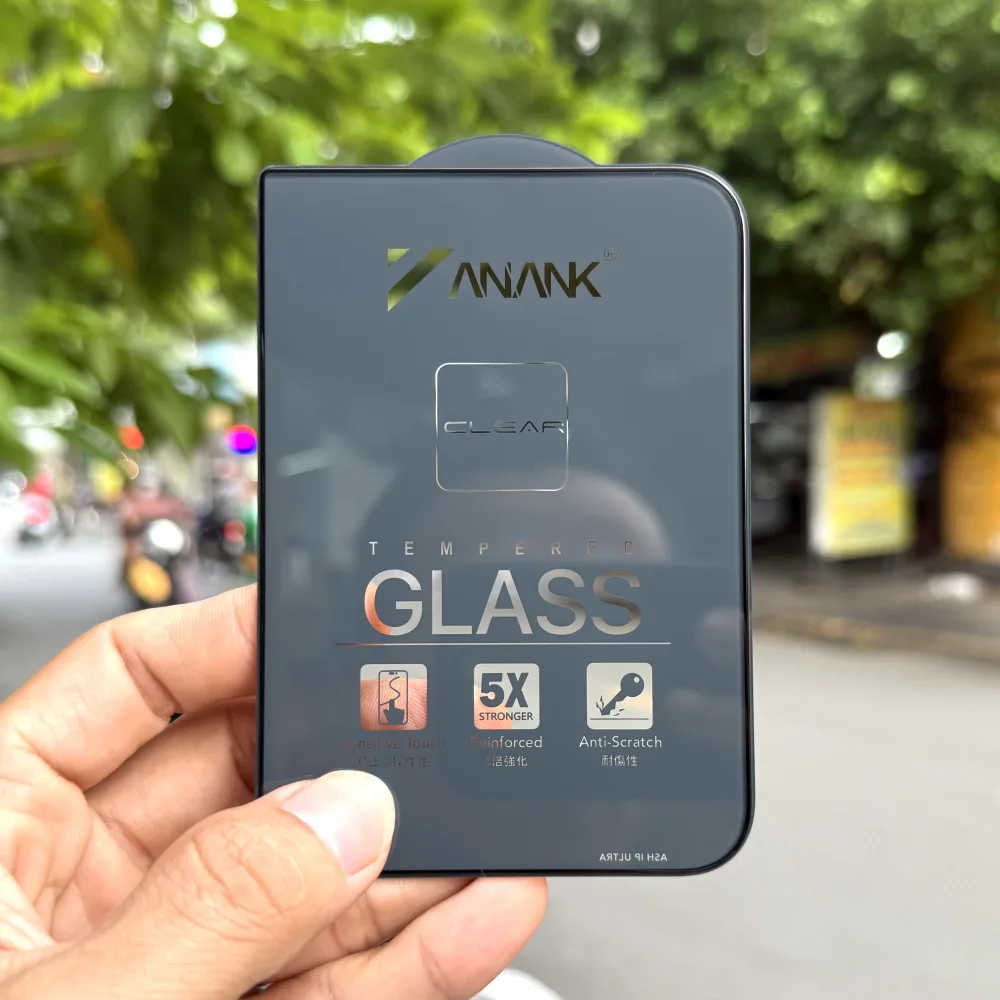 Kính Cường Lực Anank 9H Trong Suốt iPhone Duo