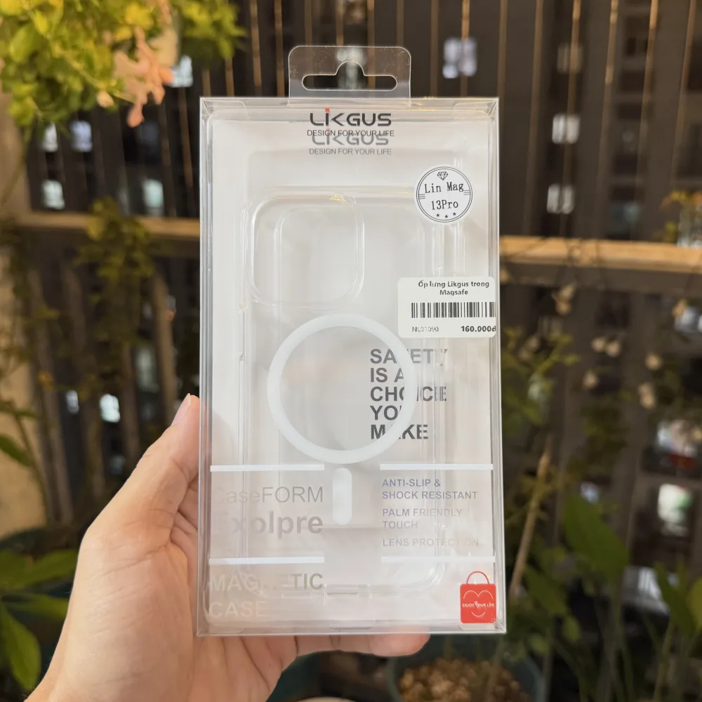 Ốp Lưng Likgus Trong Suốt MagSafe iPhone 13 Pro Chống Va Đập