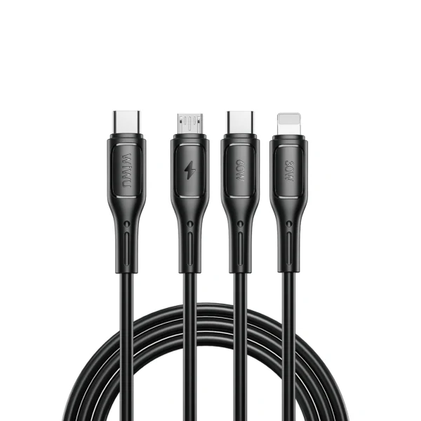 Cáp Type C to 3in1 WiWu Starlink C046E - Ảnh 2