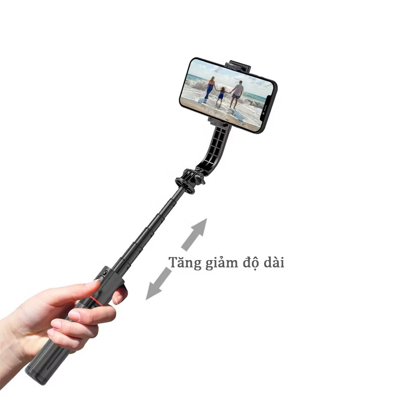 Gậy selfie bluetooth L12 dài 1066mm - Ảnh 3