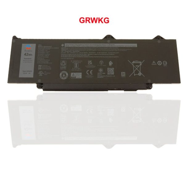 Pin laptop Dell Latitude 3340,3440,3540,5340,5440,3540, 5540 Dell Precision 3480,3580  (GRWKG,R73TC)  42wh hiệu Bamba