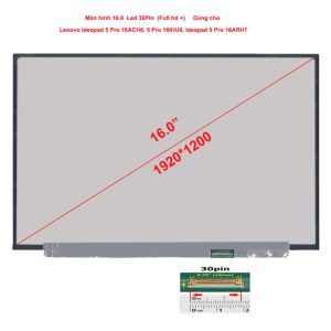 Màn hình laptop Lenovo 16.0 led 30Pin (Full HD+)