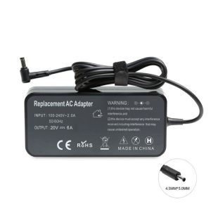 Sạc Laptop Asus 20V-6A Slim (Đầu Kim Nhỏ) Cho PU401, P1440, X560UD & MSI