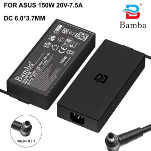 Sạc Laptop Asus 20V-7.5A Đầu Kim Slim Dùng Cho FX Series & MSI Ms-16U5 - hiệu Bamba