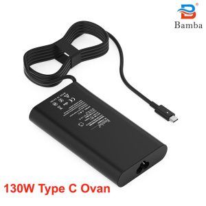 Sạc Laptop Dell Bamba 20V-6.5A USB-C -130W - Dùng Cho XPS, Precision, Latitude, Inspiron