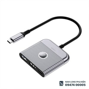 HUB 3in1 WiWU HB002 – Kết nối nhanh, tiện lợi, nhỏ gọn
