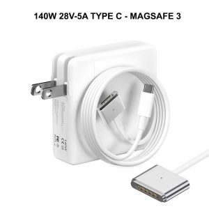 Sạc Laptop MacBook 28V-5A (Usb C) 140W (MagSafe 3) Cho Apple A2452,A2991,A2442,A2485,A2681